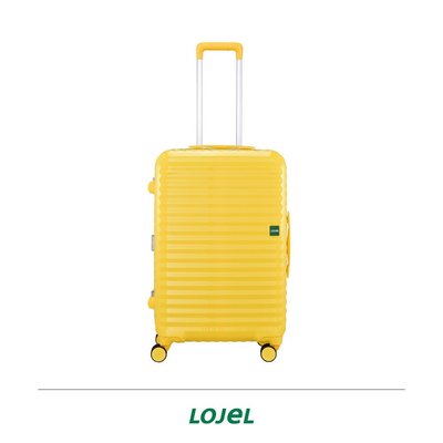 【Chu Mai】LOJEL 行李箱 旅行箱  C-F1637 GROOVE 2 鋁合金框箱-陽光黃(27吋)(免運)