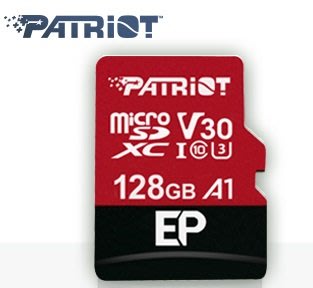 《SUNLINK》Patriot 博帝 SDXC TF U3 V30 A1 128G 128GB 記憶卡