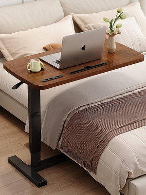 床邊小桌子可移動升降折疊臥室家用學生書桌宿舍懶人電腦桌子簡易~小滿良造館