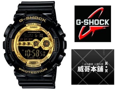 【威哥本舖】Casio台灣原廠公司貨 G-Shock GD-100GB-1 超亮極光LED系列 GD-100GB