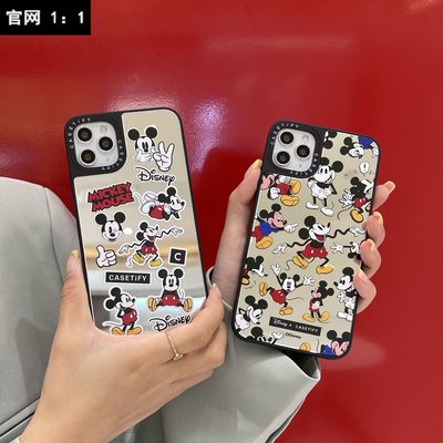 【MOMO生活館】casetify鏡面米奇手機殼適用iPhone13ProMax蘋果12mini/XS保護套