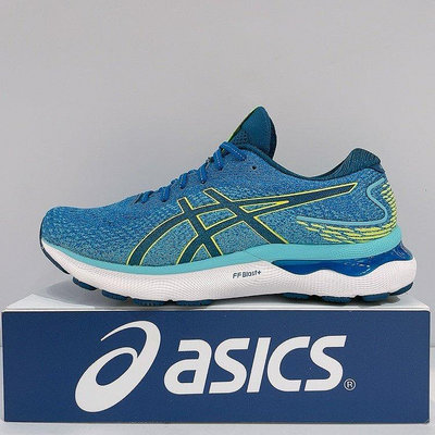 ASICS GEL-NIMBUS 24 (4E) 男生 藍色 透氣 緩震 寬楦 運動 慢跑鞋 1011B363-400