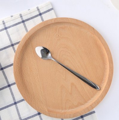 日式圓形櫸木茶點托盤/水果點心木質盤/創意櫸木盤