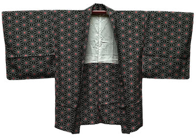 【茶】5-1315 日本和服 道中着 羽織短外套