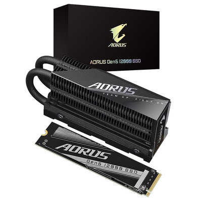 Gigabyte AORUS Gen5 12000 2TB PCIe 5.0x4 電競SSD【風和資訊】