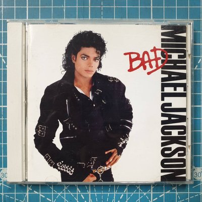 麥可.傑克森 Michael Jackson ~ BAD ~ 1987＊日製首版/稀少＊二手 CD片況 近全新