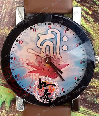 (RELI-U_1370) 精品定制佛教蓮花手錶，最新定制赫利梵文種子字