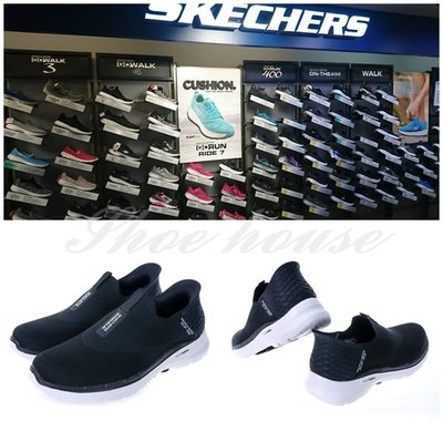 SKECHERS (男) Go Walk 6-Easy On Slip-Ins懶人鞋 -216278BLK-原價3590