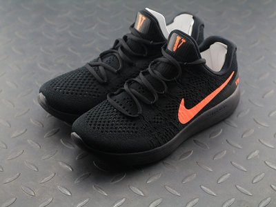 Nike LunarEpic Low Flyknit2 黑橘 編織 飛線透氣跑鞋 男鞋 915771-991