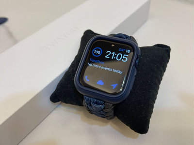 Apple watch 6 (海藍) 二手44mm GPS版 有配件  附盒裝