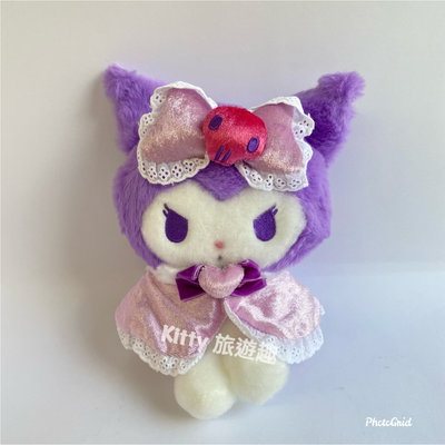 [Kitty 旅遊趣] Hello Kitty 絨毛娃娃 絨毛玩偶 凱蒂貓 斗篷 禮物 8吋 美樂蒂 酷洛米