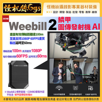 現貨 怪機絲 zhiyun智雲 Weebill 2 微單單反穩定器 擴展配件 鱗甲圖傳發射機AI 攝影錄影直播 公司貨
