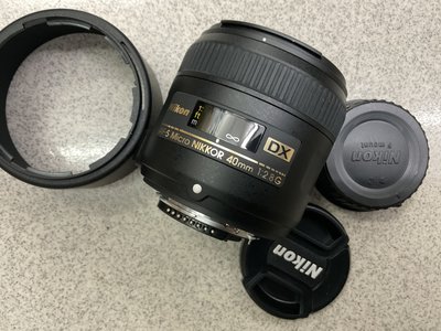 [保固一年] [高雄明豐] 95新 Nikon AF-S  micro 40mm f2.8 G 微距鏡 [f0935]