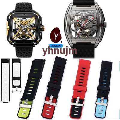熱銷 小米 CIGA Design X 系列錶帶矽膠錶帶, 適用於小米 CIGA Design U 系列手錶錶帶小米 CIGA-可開發票
