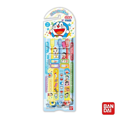 【樂齒專業口腔】日本 萬代 BANDAI 兒童牙刷 哆啦A夢牙刷Ⅱ-3入