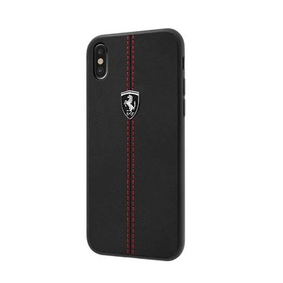 彰化手機館 法拉利  iPhoneXsMax Ferrari 手機殼 正版授權 真皮直紋縫線背蓋 XR