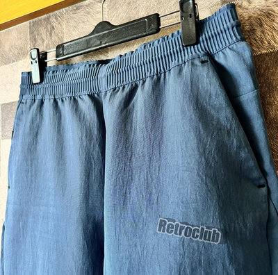 Retro CLUB【一元起標】【二手】NIKE PANT CROP WVN 藍色 運動長褲 縮口褲 F24438