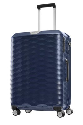 僅有一名 新光三越百貨 Samsonite新秀麗 25吋Polygon 煞車 TSA 8:2 運動行李箱 寶石藍