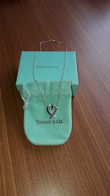 Tiffany & CO. loving heart純銀項鍊（正品）