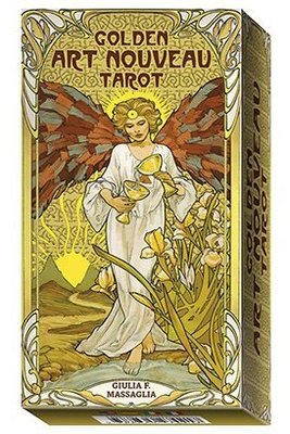 【牌的世界】正版現貨黃金新藝術塔羅牌Golden Art Nouveau Tarot(燙金版)