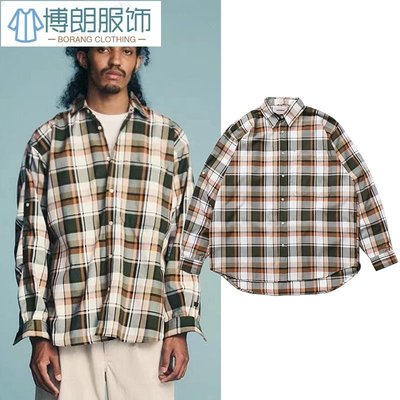 【熱賣精選】DAIWA PIER39 Tech Work Shirts格子紋襯衫日系CityBoy長袖外套男