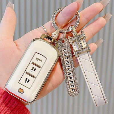 通用 正品 耐用 防刮花新款免運三菱 Mitsubishi 汽車鑰匙套 Outlander Pajero 鑰匙皮套 鑰匙盒 掛鑰匙 車鑰匙包扣圈