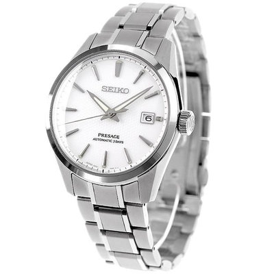 預購 SEIKO PRESAGE SARX115 精工錶 機械錶 39.5mm 白練面盤 鈦金屬錶帶 男錶 女錶