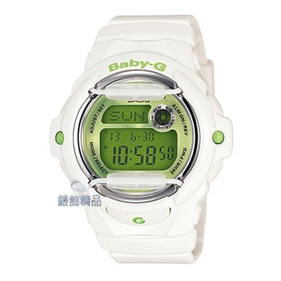 【錶飾精品】現貨CASIO BG-169R-7 C DR 亮白綠 卡西歐Baby-G防水200米 全新原廠正品