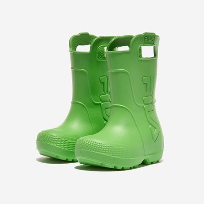 【Luxury】FILA Rain Flex 兒童雨鞋 中童雨鞋 男女童 防滑 粉 綠 藍 黃 韓國正品代購