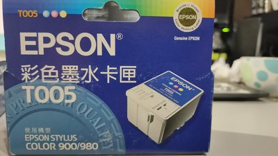 EPSON 原廠彩色墨水匣 T005 STYLUS COLOR 900/980
