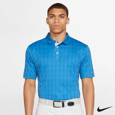 Nike Golf Dri-FIT Player 男款格紋高爾夫Polo衫 AV4193-435(藍)