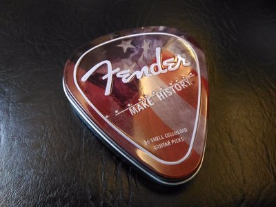 ♪♪學友樂器音響♪♪ Fender MAKE HISTORY Pick 附鐵盒 共36片
