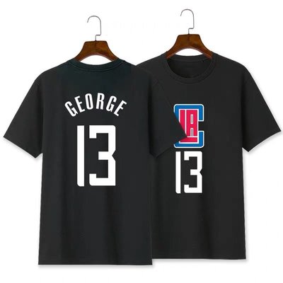 🌈PG喬治Paul George短袖棉T恤上衣🌈NBA快艇隊Nike耐克愛迪達運動籃球衣服T-shirt男喬丹964