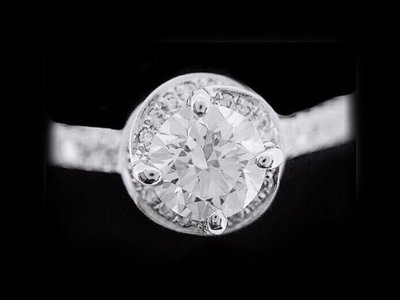 【英皇精品集團 】天然鑽石戒指 質感鑲鑽造型女戒　0.52 CT