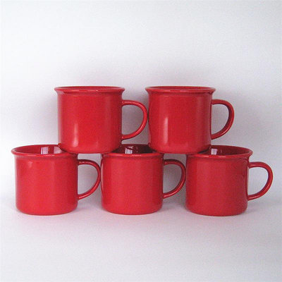 創意紅色圣誕陶瓷杯子 馬克杯 卡通水杯 家用咖啡杯簡約簡約