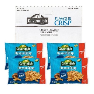 【小如的店】COSTCO好市多線上代購~Cavendish Farms 冷凍馬鈴薯條(4kgx4包)
