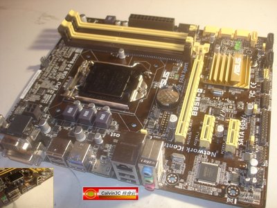 華碩 B85M-G 1150腳位 內建顯示 Intel B85晶片 6組SATA3 4組DDR3 USB3.0 五倍防護