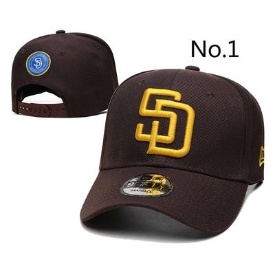【熱賣精選】MLB聖地亞哥教士隊帽子 嘻哈帽 HipHop帽 街頭潮流帽子 潮牌 San Diego Padres精品時