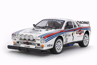 大千遙控模型 田宮TAMIYA 遙控電車Lancia 037 Rally TA02-S 58654