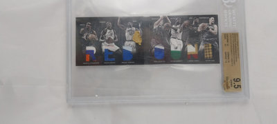 NBA籃板排名前幾名的明星,熱火Lebron James、小牛Dirk Nowitzki、魔術Dwight Howard 2011年球衣書卡BGS鑑定限量25張