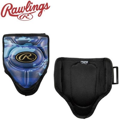 野球人生---Rawlings 羅林斯硬式用打擊護肘 迷彩藍 EAC9S03