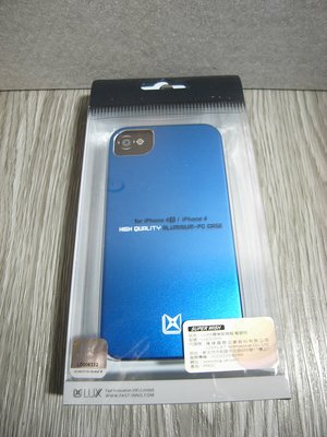 全新-LUXX 尊榮鋁背殼 LUCS-005 保護殼 APPLE iPHONE4 / iPhone 4S /手機殼