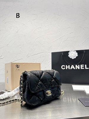 【日本二手】小羊皮  免稅店包裝 Chanel 香奈兒 新品 Ss21 菱格刺繡cf泡泡包 專柜走秀款 這個太美啦簡直cha9180