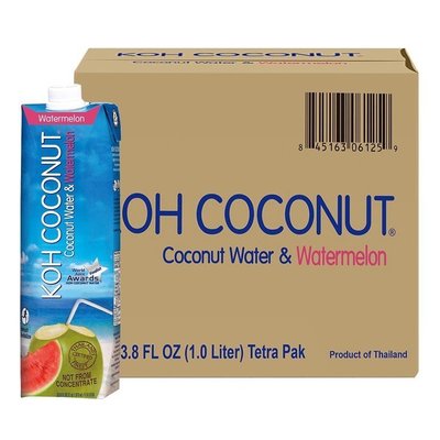 【小如的店】COSTCO好市多線上代購~KOH 酷椰嶼 西瓜椰子水(1公升X12入)