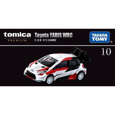 SUMEA Takara Tomy TOMICA 汽車黑箱豐田 YARIS WRC 1 / 64 金屬壓鑄模型玩具車