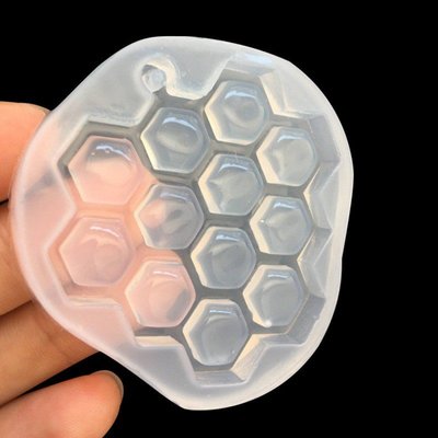 蜂巢鏡面矽膠模具（#50）蜂巢滴膠模具 蜂巢石膏模具 蜂巢巧克力模具 蜂巢黏土模具 🚀台灣出貨【小陶器手作素材】