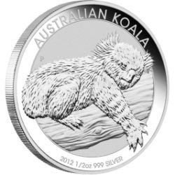 [現貨]澳洲 紀念幣 2012 1/2 oz 無尾熊(Silver Koala) 銀幣