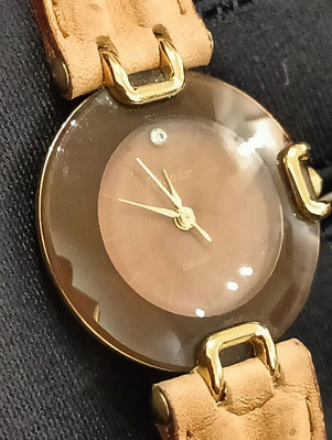 絕版  Orient Chandor系列 古董精品錶  真皮錶帶  生活防水 可正常使用 瑞士機芯 七顆珠寶石 女石英錶-手圍18公分內