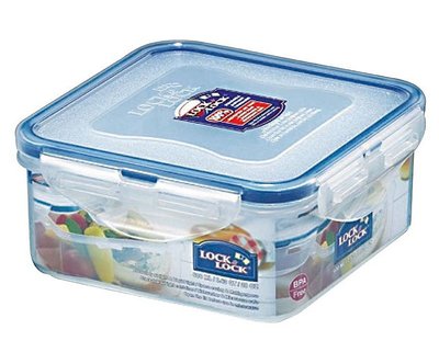🌟現貨🌟樂扣樂扣PP保鮮盒600ML(HPL854) 點心盒 餅乾盒 副食品保鮮盒副食品盒正方形保鮮盒吐司盒