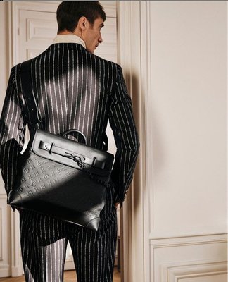 台灣專櫃正品！Louis Vuitton-2020最新LV-STEAMER PM-M55701秀款全皮側背包！